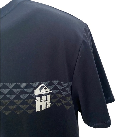 Quiksilver HI Moisture Wicking Navy Blue Short Sleeve Shirt Men S Small - Picture 2 of 7